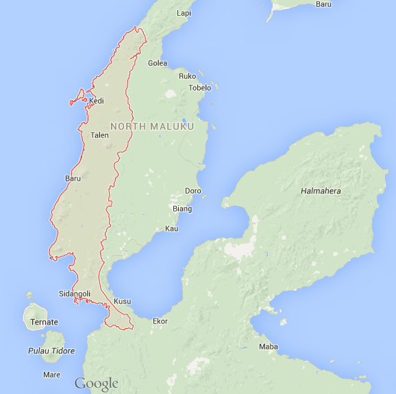 Tempat Wisata HALMAHERA BARAT yang wajib dikunjungi