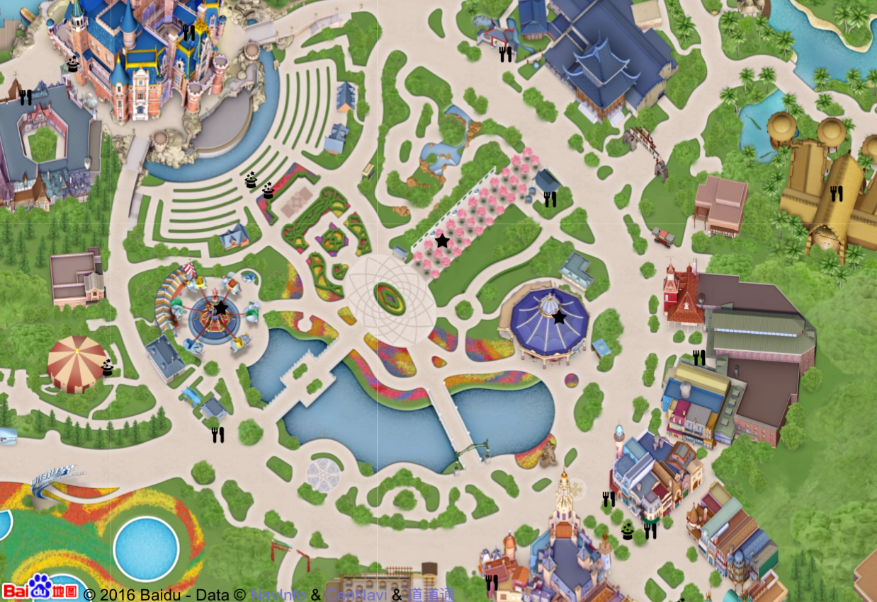 Disney and more A Closer Look at Shanghaî Disneyland Guide Map