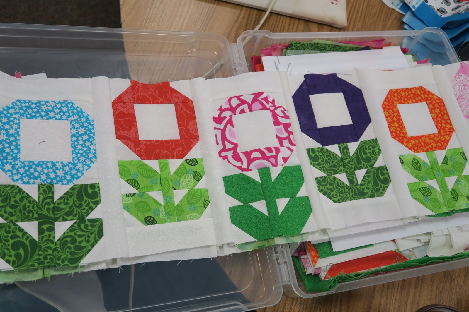 Teaquilts Scrap Quilting Club ShownTell February 2016