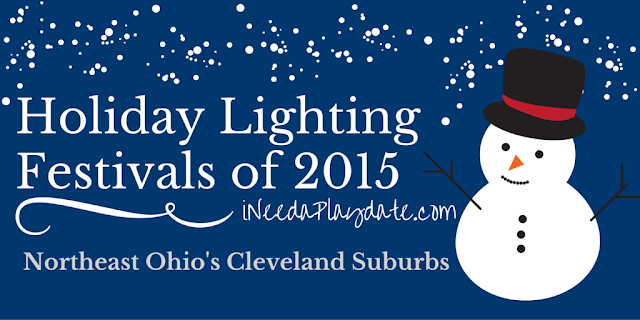  Holiday lighting ceremonies in Northeast Ohio and Cleveland Suburbs 