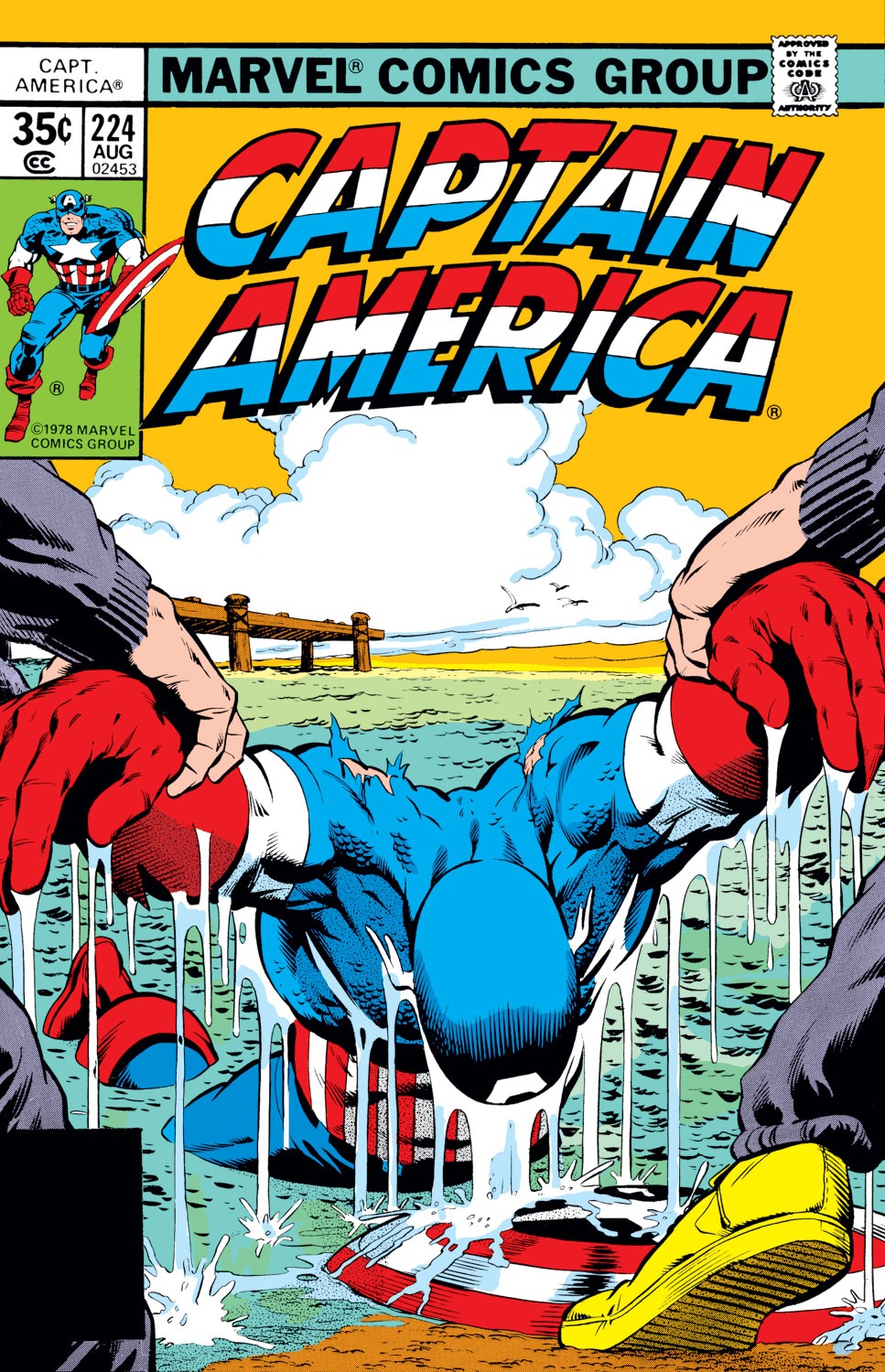 Read online Captain America (1968) comic -  Issue #224 - 1