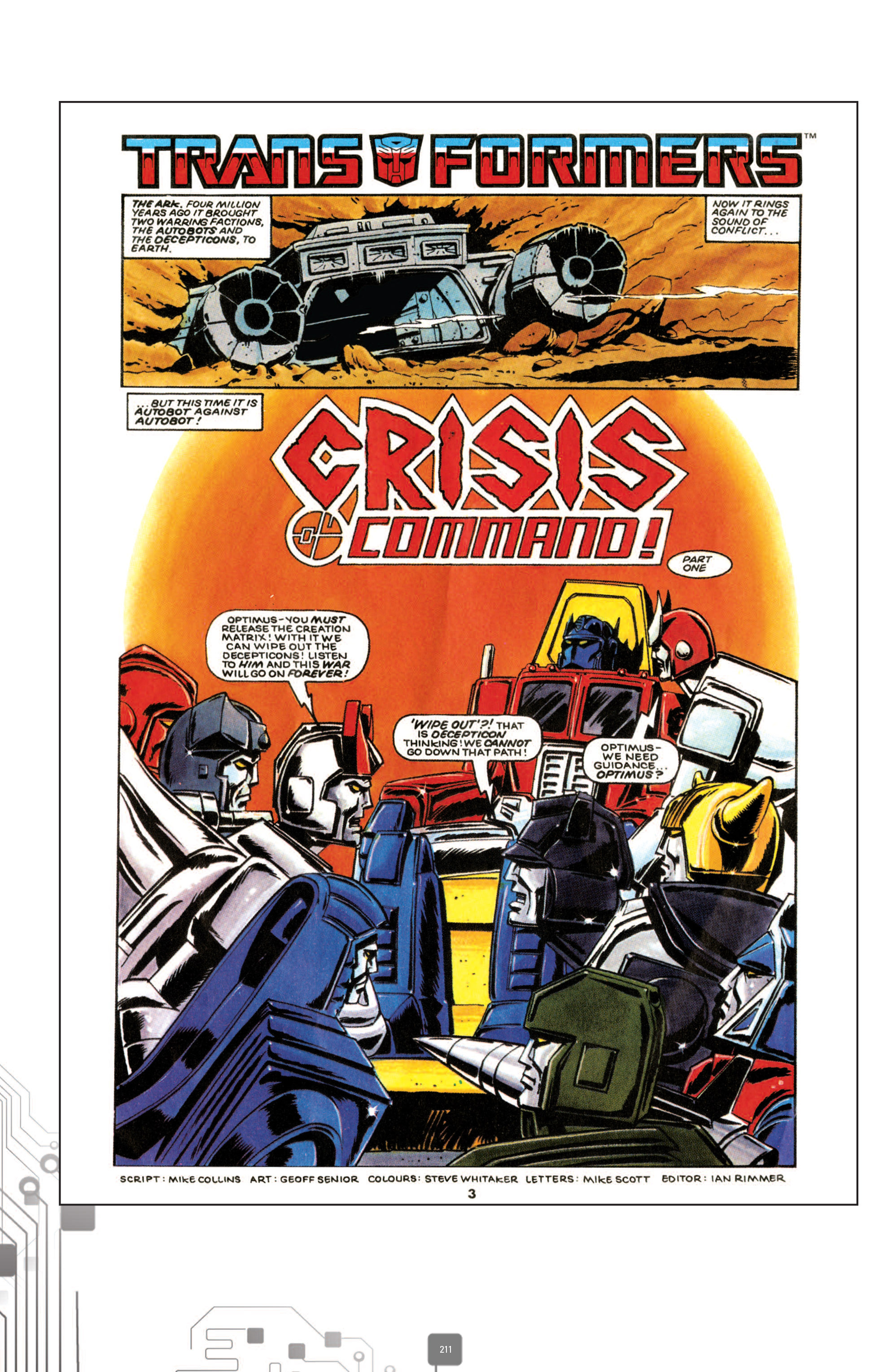Read online The Transformers Classics UK comic -  Issue # TPB 1 - 212