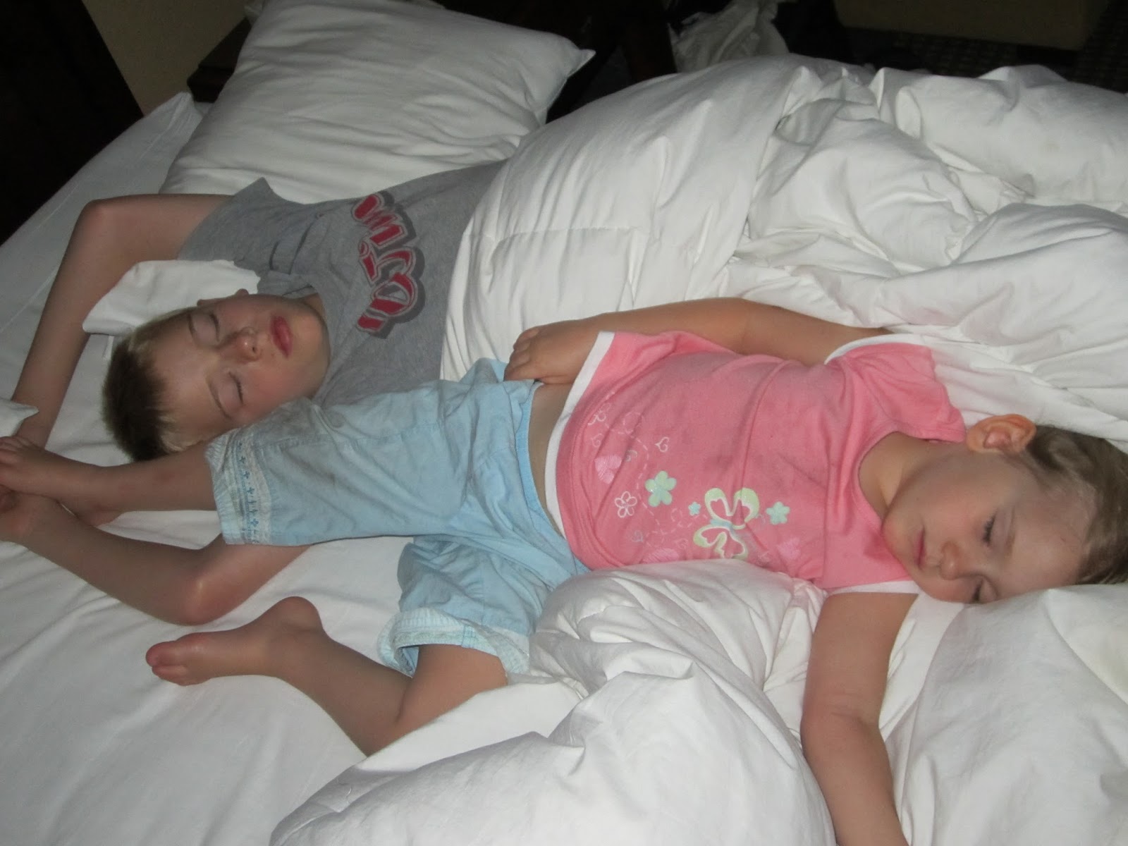 One of my favorite things to take pictures of is of the kids sleeping. 