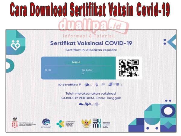Cara Download Sertifikat Vaksin Covid-19    