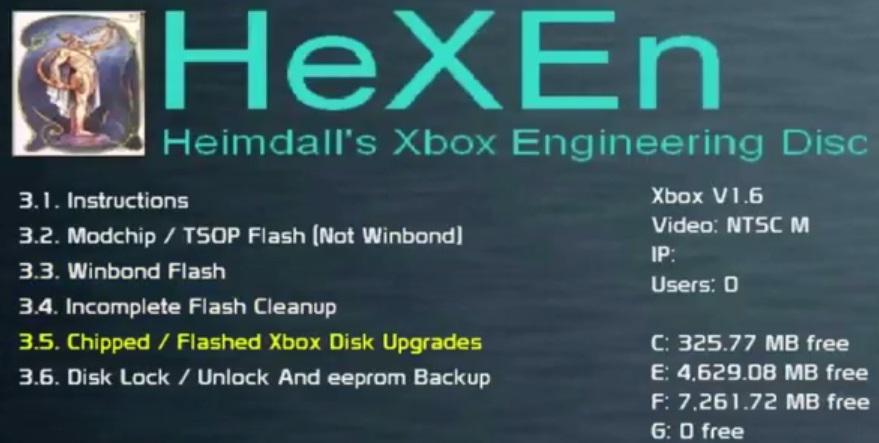 hexen xbox boot disc hexen xbox boot disc