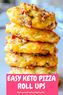 Easy Keto Pizza Roll Ups