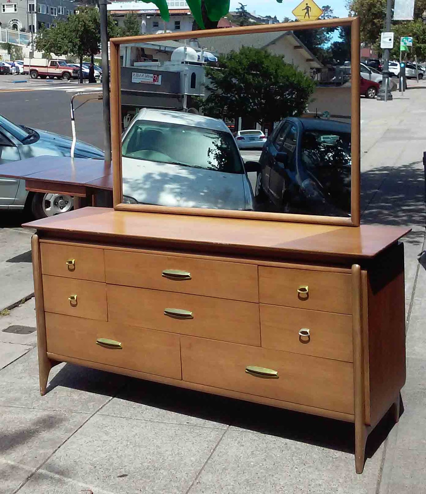 UHURU FURNITURE & COLLECTIBLES SOLD Drexel MidCentury Style Dresser
