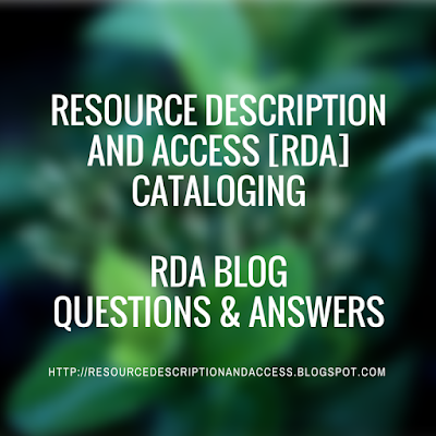 Resource Description & Access (RDA)