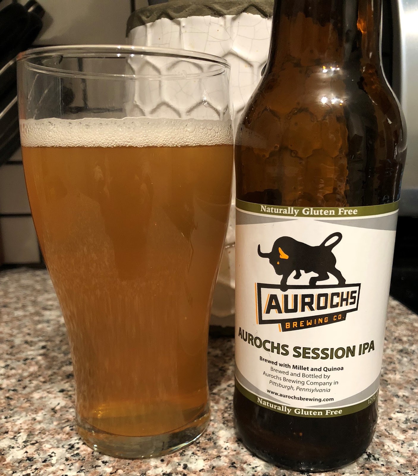 Gluten Free Philly First Draft Aurochs Brewing Co.