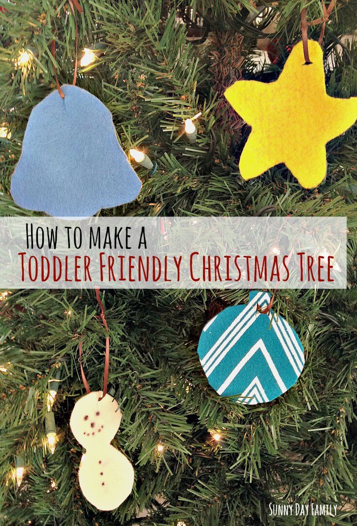 Toddler Friendly Christmas Tree Sunny Day Family