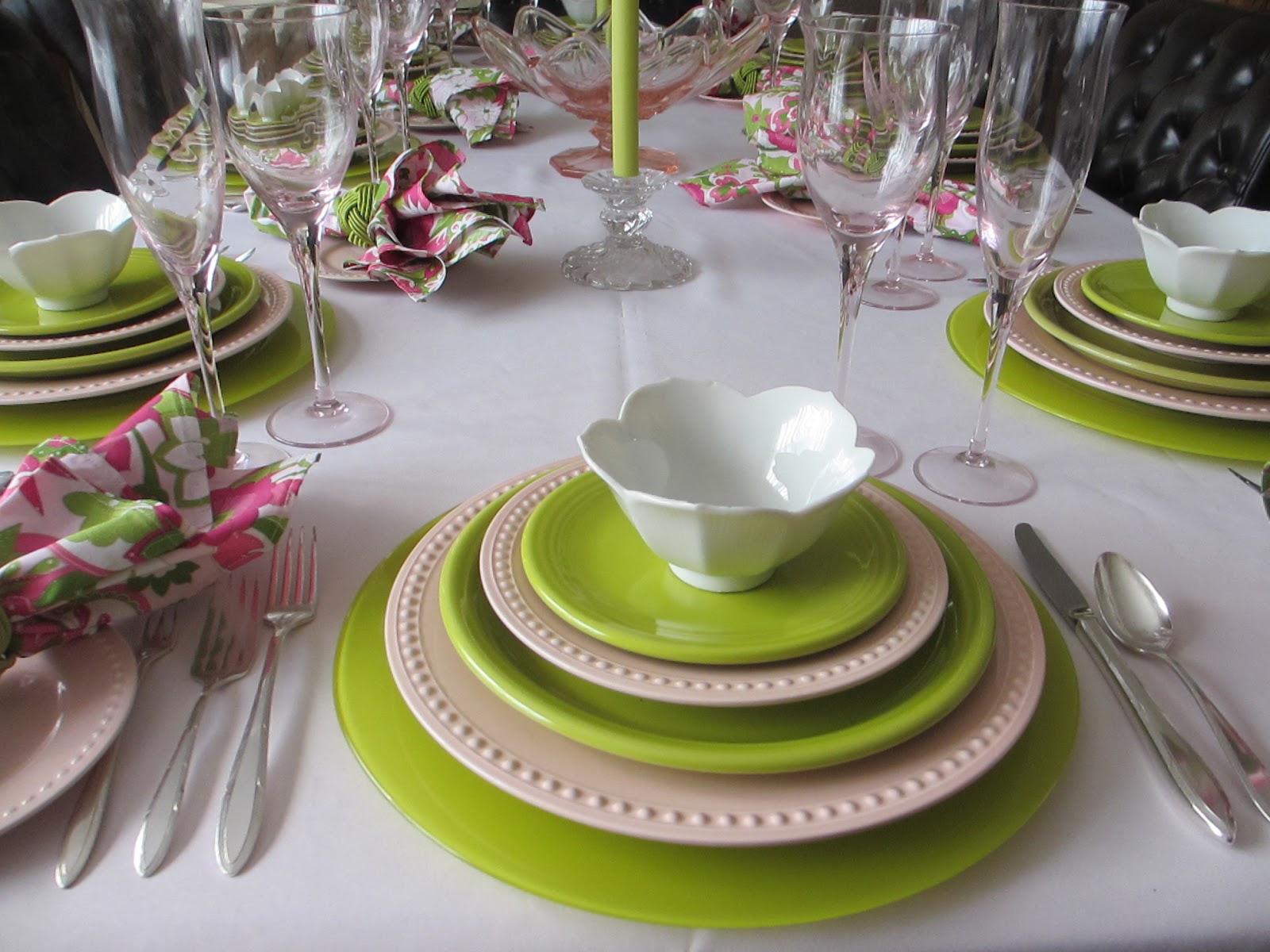 pink and lime green 4s