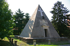 The Novara Pyramid was built to hold the ashes of soldiers who were killed in the 1849 Battle of Novara