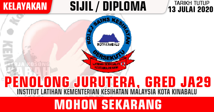 Jawatan Kosong Kerajaan 2020 Penolong Jurutera Gred Ja 29 Ilkkmkk Jawatan Kosong Terkini Negeri Sabah