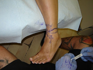 rosary tattoos, tattooing