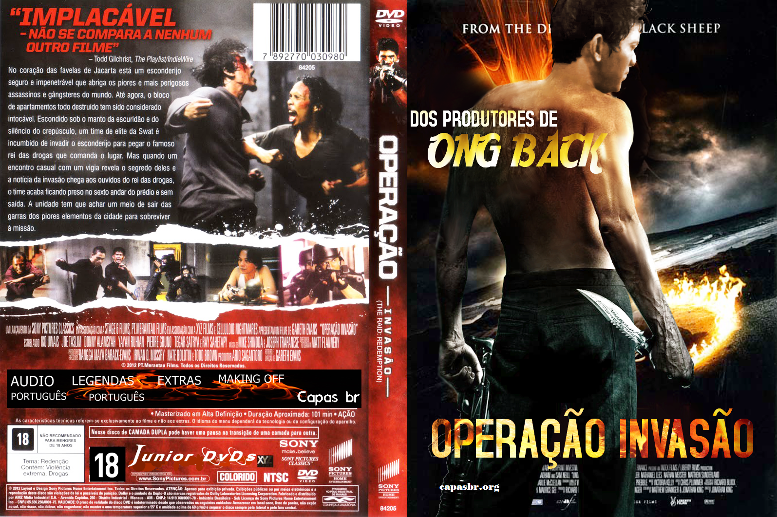 Capas Filmes Ação: Operação Invasão
