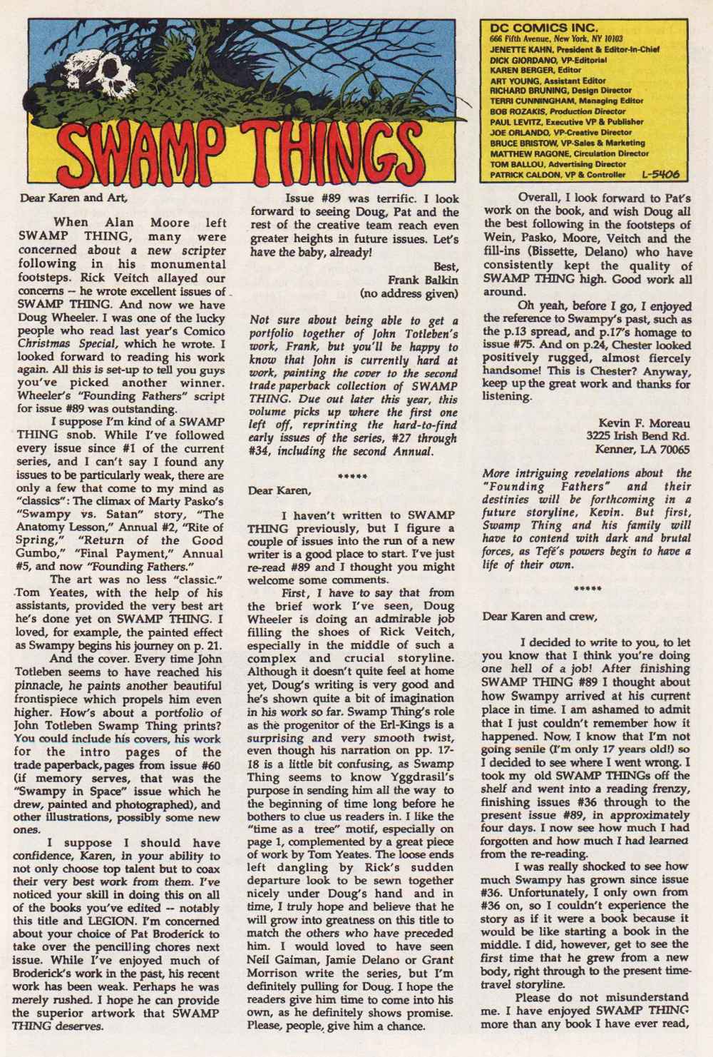 Read online Swamp Thing (1982) comic -  Issue #93 - 23