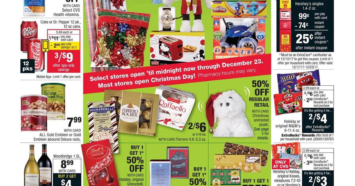 cvs weekly ad circular december 17 23 2017 coupons and deals cvs weekly flyer ct