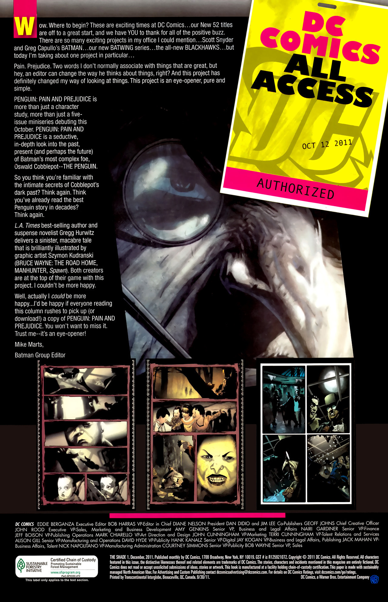 Read online The Shade (2011) comic -  Issue #1 - 25