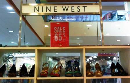 Nine West shoes at 65% off. Imagine, price of a pair was only around P ...