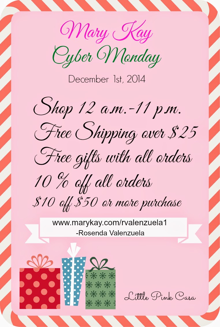 Little Pink Casa: My Annual Mary Kay Cyber Monday Party is Here ...