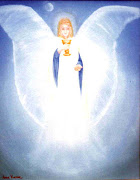 Der Engel. Mit einem Neigen seiner Stirne weist