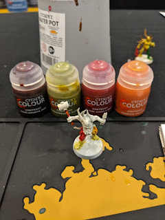 The potency of that red is just stunning Poxwalker and first 4 paints