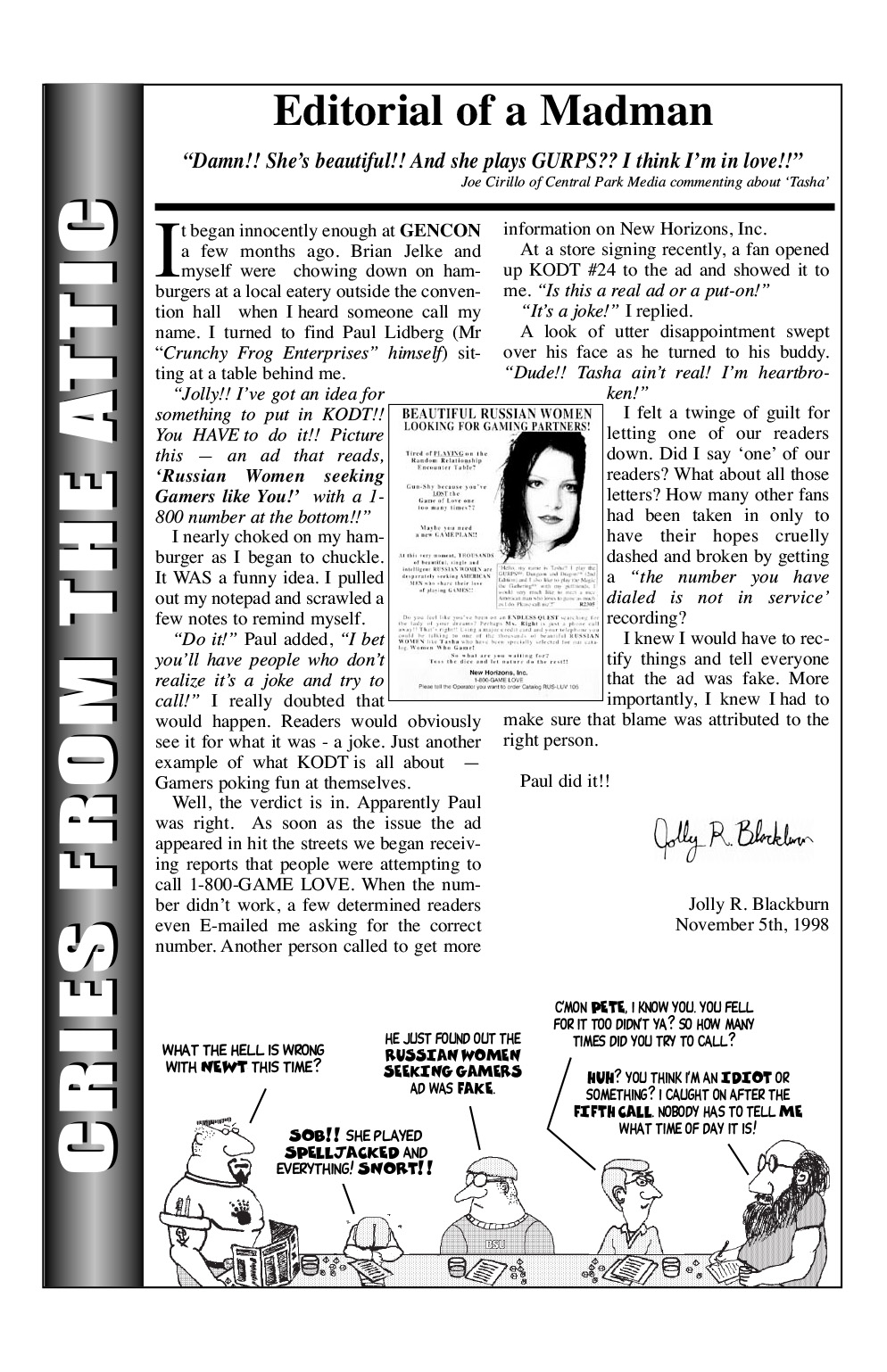 Read online Knights of the Dinner Table comic -  Issue #26 - 4