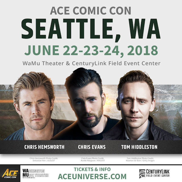 Chris Evans (Captain America), Chris Hemsworth (Thor), and Tom