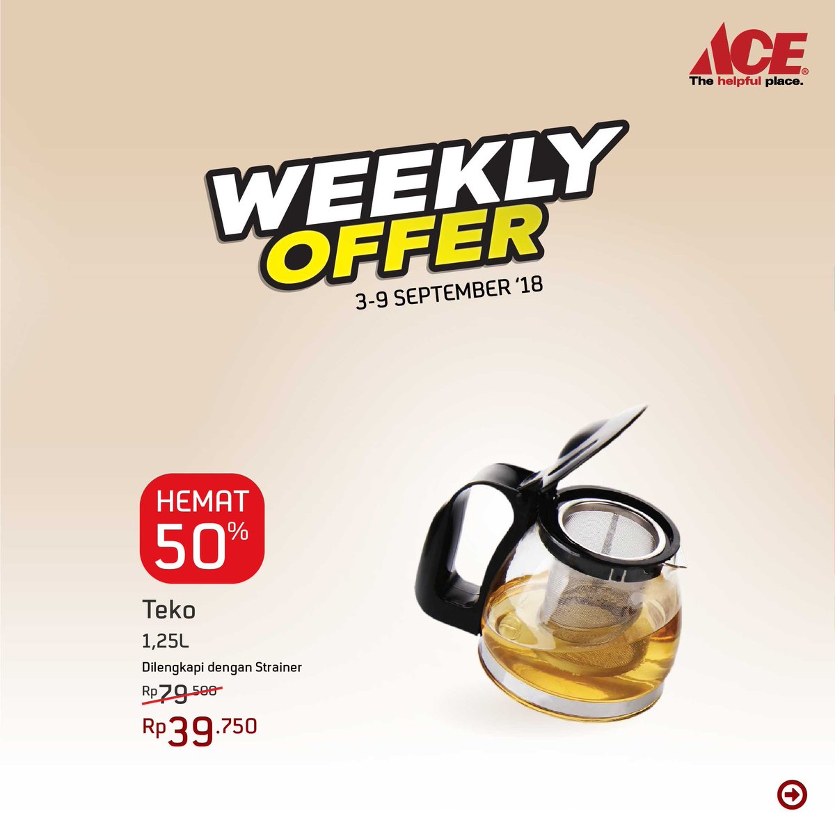 AceHardware - Promo Weekly Offer Harga Khusus (s.d 9 Sept 2018) - Promosi247 - Tempatnya Info