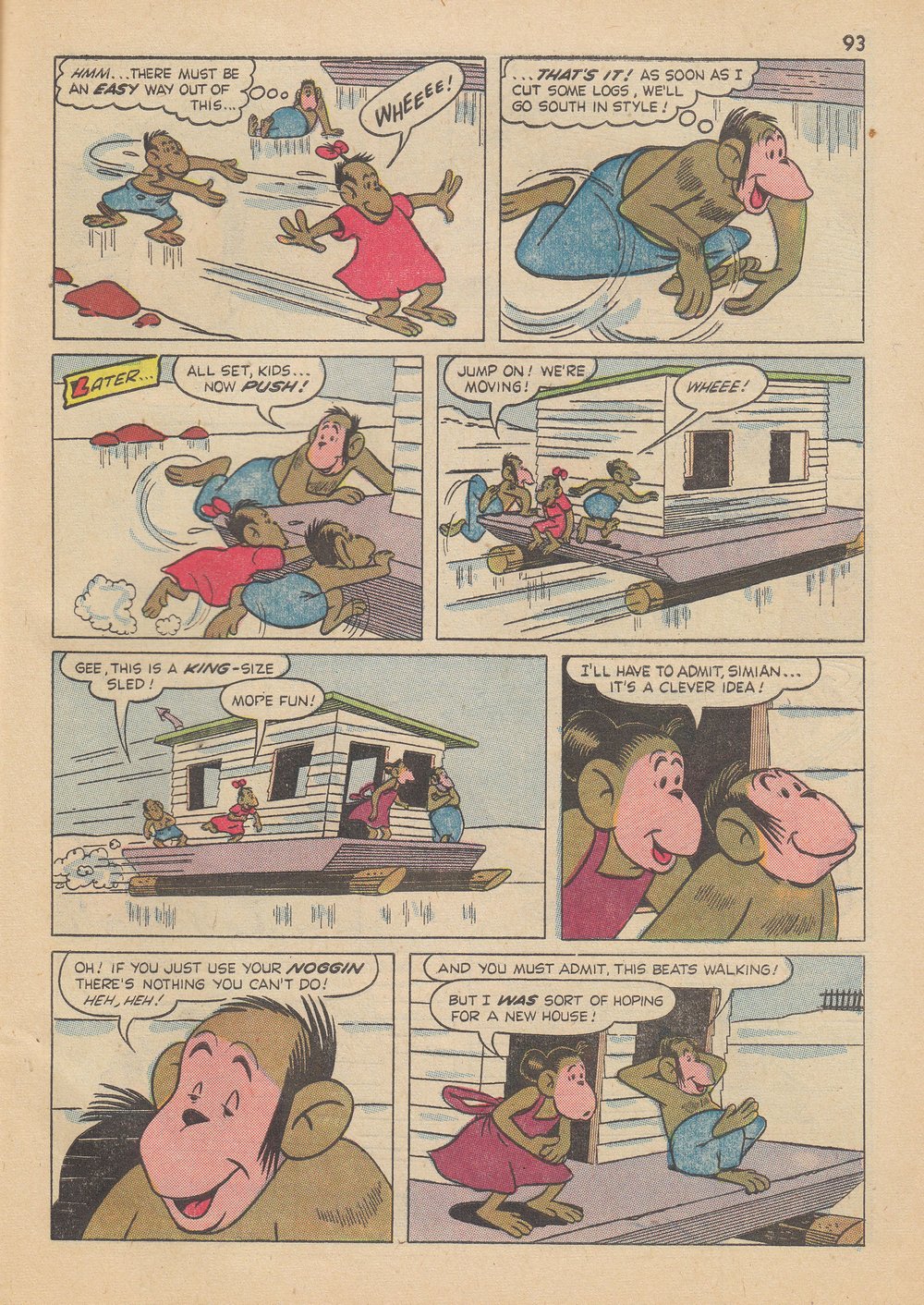 Read online M.G.M.'s Tom and Jerry's Winter Fun comic -  Issue #4 - 96