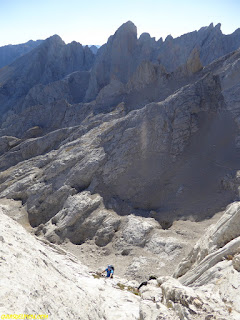 croquis torre arenera , fernando calvo guia de alta montaña , picos de europa ,