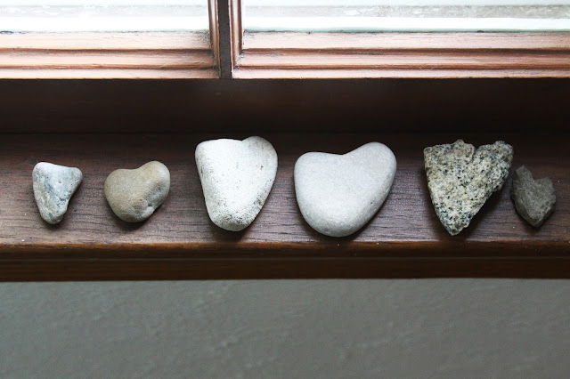 hearts, heart rocks, Anne Butera, My Giant Strawberry