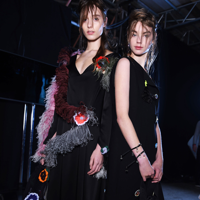 Backstage beauty at Marc Jacobs' FW16 show.