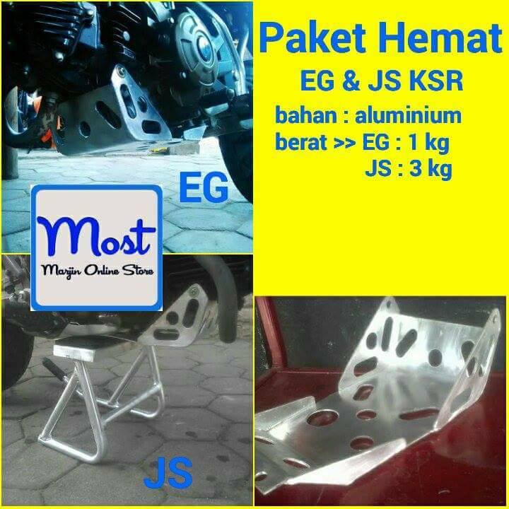 Engine Guard dan JackStand KSR Most Sporty