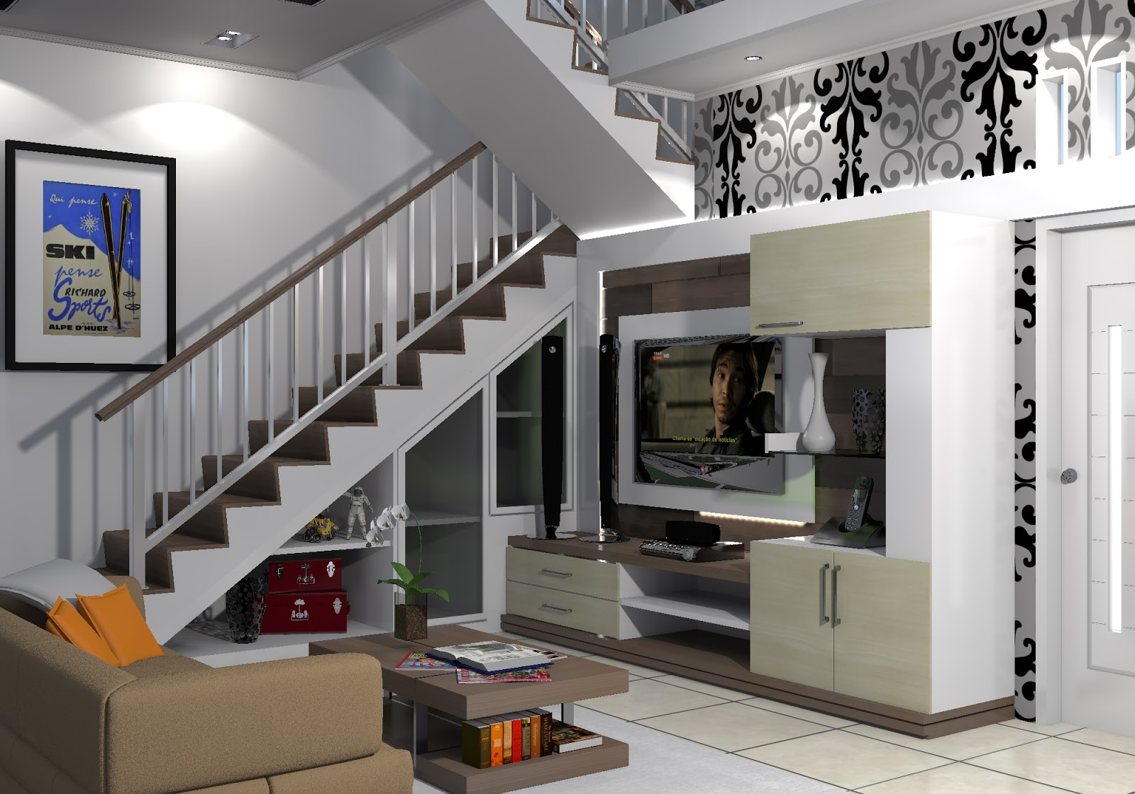 Desain Interior Ruang Keluarga Modern Terbaru 2020