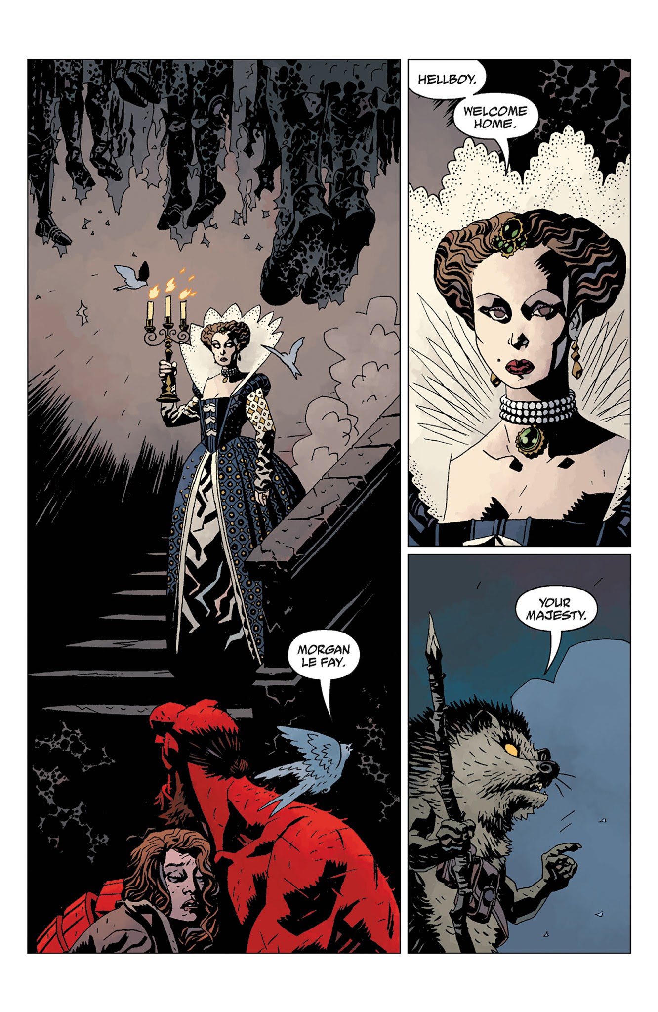 Read online Hellboy: The Wild Hunt comic -  Issue # TPB - 110