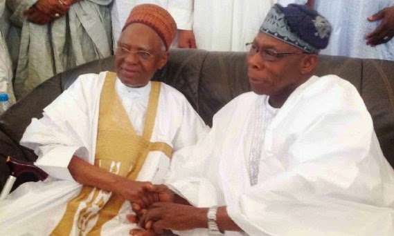 2 More pics from Shagari's birthday...and yes, Obasanjo was there