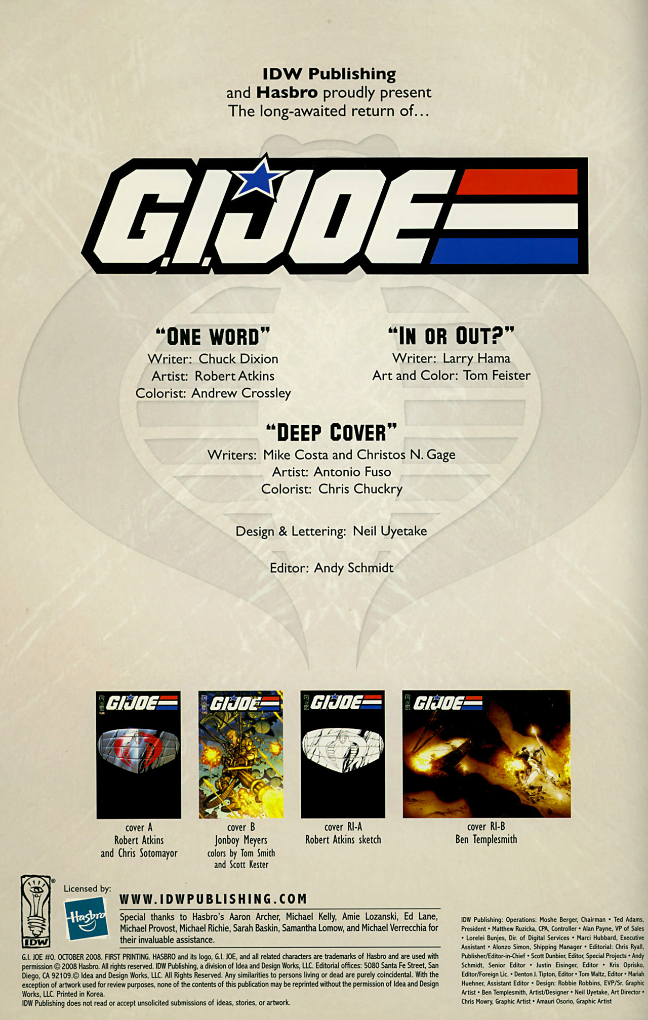 G.I. Joe (2008) Issue #0 #2 - English 3