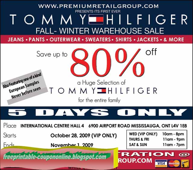 Printable Coupons 2018 Tommy Hilfiger Coupons