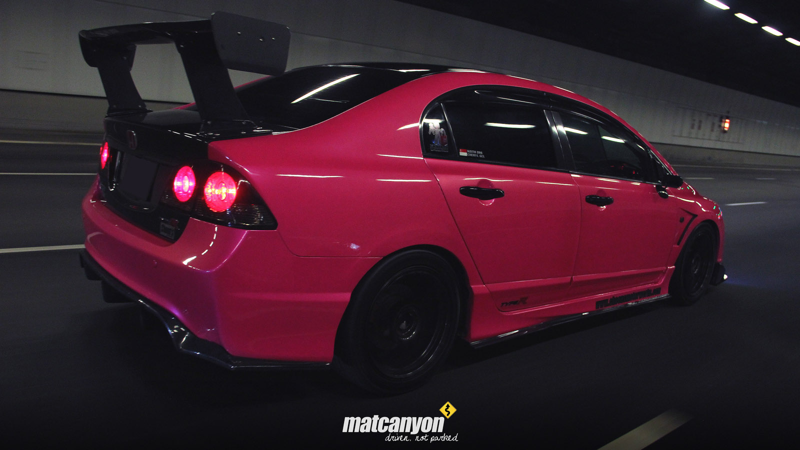 Mat Canyon: Bold Statement | Keith's Pink Civic Type R