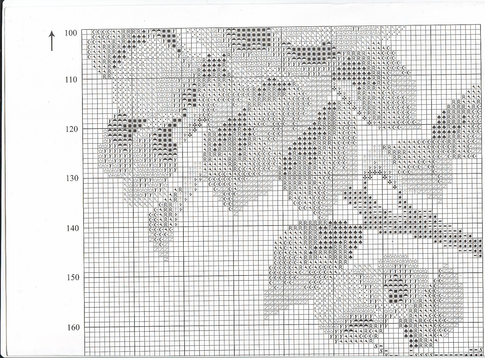 Картинки ВЫШИВКА КРЕСТОМ ЗОЛОТОЕ РУНО СХЕМА