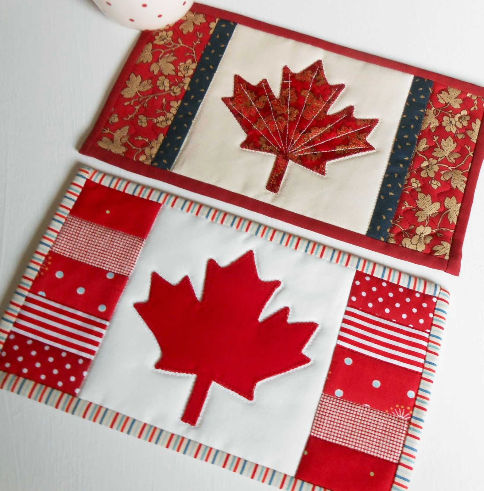 The Patchsmith Canadian Flag Maple Leaf Mug Rug the-patchsmith-canadian-flag-maple-leaf-mug-rug