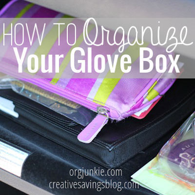 Organizing Plus 123: Glove Box Organization