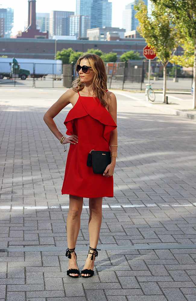 Lady in Red Threads for Thomas