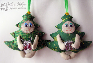 елочка из ткани