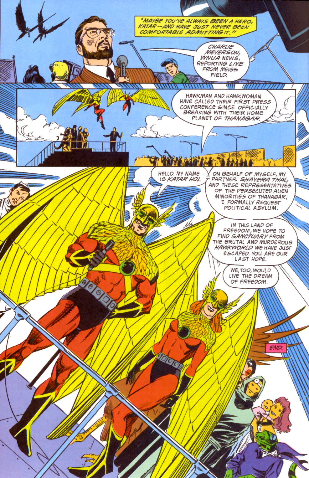 Read online Hawkworld (1990) comic -  Issue #25 - 25