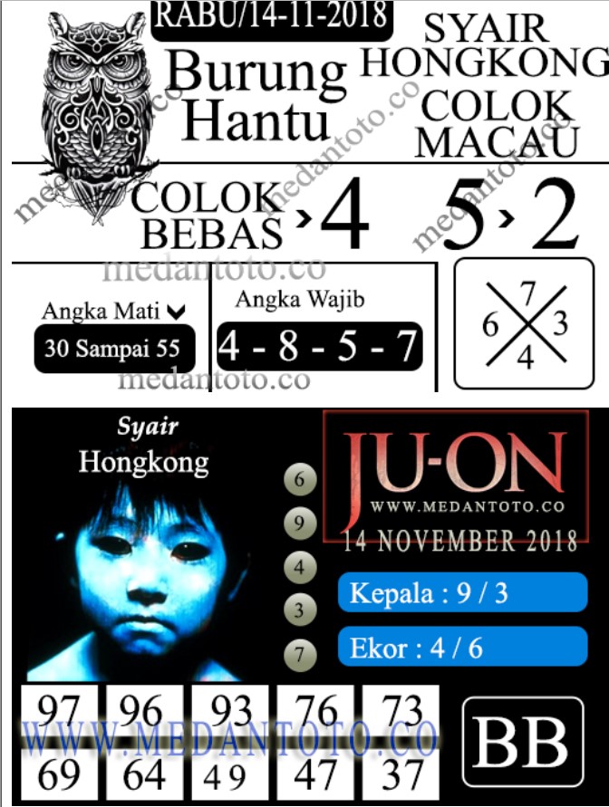 Gambar Syair Hk Rabu 14 November 2018 Okekode