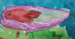 kindergarten fish watercolor