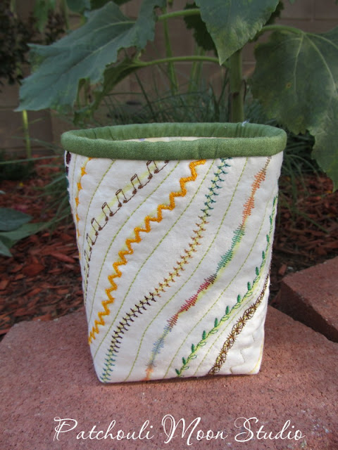Patchouli Moon Studio~ Decorative Stitches Basket