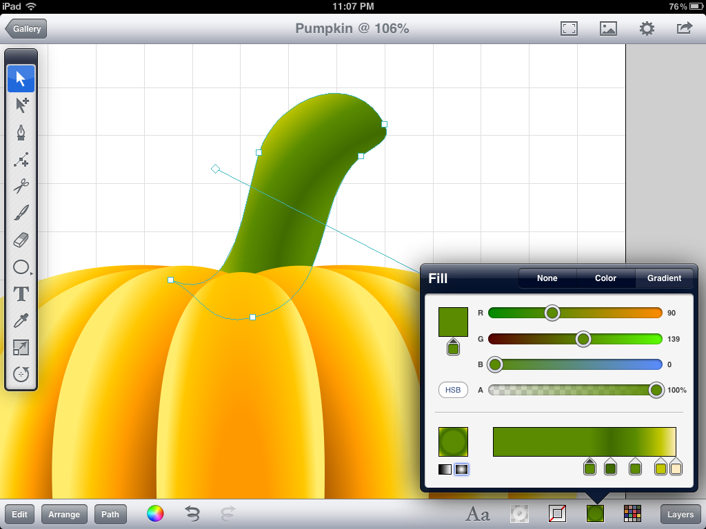 DigitalDrawer: Draw a Pumpkin